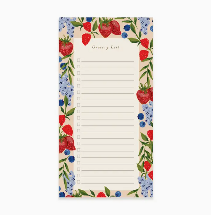 Berry Grocery Notepad