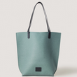 Load image into Gallery viewer, Hana Merino Wool Tote - Spruce & Black