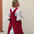 Load image into Gallery viewer, Pinafore Apron Olive - Size 0 - 4