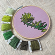 Load image into Gallery viewer, DIY Embroidery Kit 5" - Fiddlehead