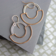 Load image into Gallery viewer, Dara Earrings - Sterling Silver & 14k Gold Fill