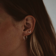 Load image into Gallery viewer, Ruins Stud Earrings - 14k Gold Vermeil