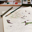 Load image into Gallery viewer, Paint-By-Numbers Kit - Peony Blossoms