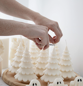 Festive Pine Tree Candle