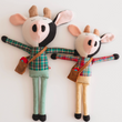 Load image into Gallery viewer, Gender Neutral 18" Stuffie Toy - Cow