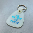 Load image into Gallery viewer, In Butter We Trust Saddle Keychain - Glow In the Dark