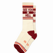 Load image into Gallery viewer, See You In Hell Gym Sock