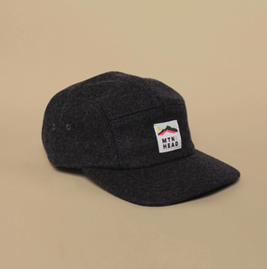 5 Panel Melton Wool Hat with MTN Label
