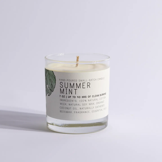 Glass Candle Summer Mint 7oz