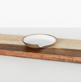 Minimalist Stoneware Spoon Rest - Handcrafted in Vermont