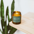 Load image into Gallery viewer, Amber Jar Mini Candle - Evergreen + Eucalyptus