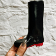 Load image into Gallery viewer, Victory Pottery Black Rain Boot Bud Vase