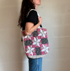 Reclaimed Quilt Tote Bag