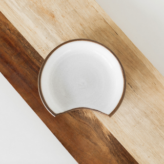 Minimalist Stoneware Spoon Rest - Handcrafted in Vermont