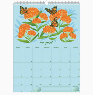 2026 Wildflower Wall Calendar
