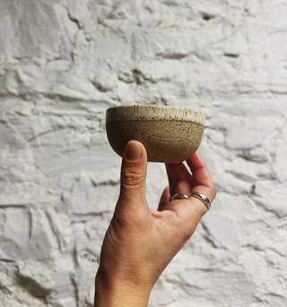 Laura White Pottery Mini Speckled Bowl
