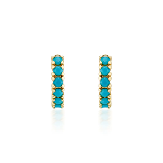 Elena Turquoise Huggies