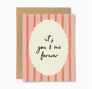 you and me forever card - PP1