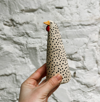 Victory Pottery Chicken Ceramic Bud Vase