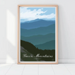Load image into Gallery viewer, Green Mountains Print - 13x19
