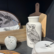 Load image into Gallery viewer, Laura Zindel Ceramic Owl Jar