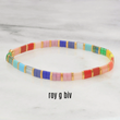 Load image into Gallery viewer, Stackable Stretch Tile Bracelet
