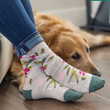 Load image into Gallery viewer, Darn Tough Women's Birds of A Feather Socks - 6121 Ash