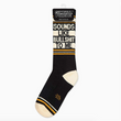 Load image into Gallery viewer, Sounds Like Bullshit To Me Gym Sock