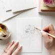 Load image into Gallery viewer, Garden Flowers Paintable Notecards