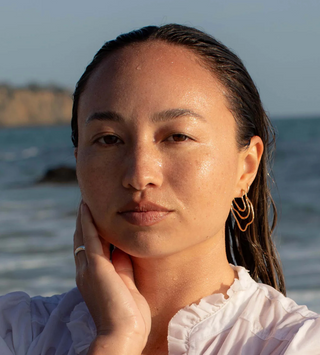 Seagrass Hoops - Brass