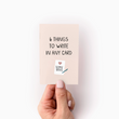 Load image into Gallery viewer, What To Write In Any Card Zine