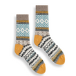 Load image into Gallery viewer, Fair Isle Wool Cashmere Socks - Squash