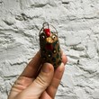 Load image into Gallery viewer, Victory Pottery Gold Spotted Chicken Ornament