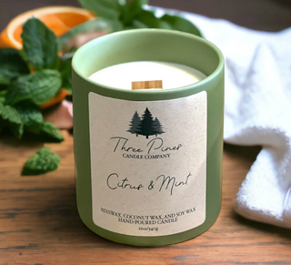 Citrus and Mint Candle