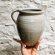 Load image into Gallery viewer, Laura White Pottery Crock With Single Handle