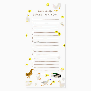 Ducks in A Row Notepad