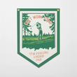 Load image into Gallery viewer, Can't Work Today I'm Feeling Under Par Felt Camp Flag