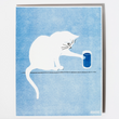Load image into Gallery viewer, Water Glass Risograph Print - 11x14