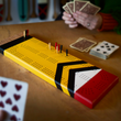 Load image into Gallery viewer, Hand Painted Cribbage Board - Dalles Des Morts