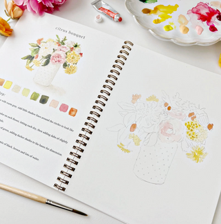 Watercolors Workbook - Bouquets