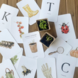 Load image into Gallery viewer, Garden Alphabet Learning Flashcards