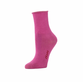 Emmy Orchid Women's Half Crew Roll Top Socks