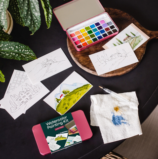 Italian Fields Watercolor Painting Kit