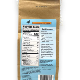 Organic Maple Buttermilk Pancake Mix
