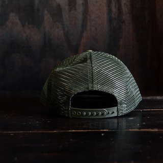 Bradley Mountain Embroidered Trucker Hat - Hunter Green