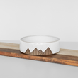 Load image into Gallery viewer, Mountain Bowl - White on Brown Clay