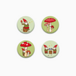 Load image into Gallery viewer, Gnome Mushroom Magnet Set