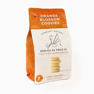 Vermont Made Orange Blossom Shortbread Cookies