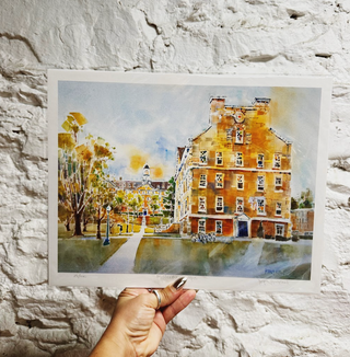 Peter Huntoon 11x14 Print - Middlebury Campus