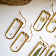 Load image into Gallery viewer, Botanical Cathedral Earrings - Dandelion Seed
